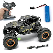 VikriDa Black RC Monster Truck Rock Crawler