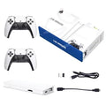 VikriDA Plug & Play Video TV Game 4K Ultra HD Game Stick with 15000+ Games Built-in, 9 Emulators Toy for Kids, 64G, Wireless Retro Game Console, White