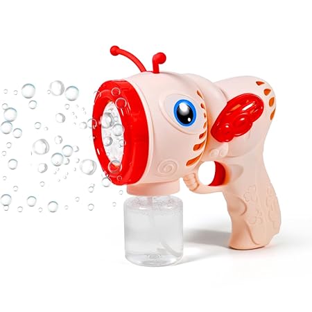 VikriDa Pink Honey Bee Bubble Gun