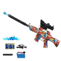 VikriDA Dual Mode (Automatic/Manual) Gel Ball Blaster Gun & Foam Blaster for Outdoor Activities Shooting Time Including Gel Ball for Adult Original Airsoft Gun Automatic - Gel blaster M16A2