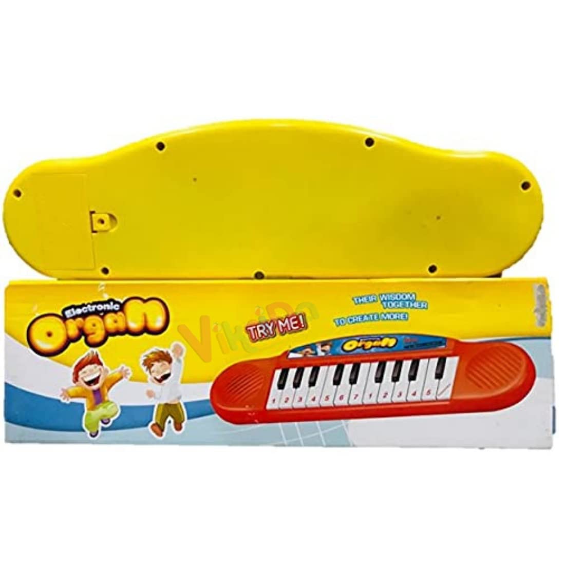 Vikrida Electronic Organ Piano for Kids, Color & Design May Vary as per Availability, Yellow