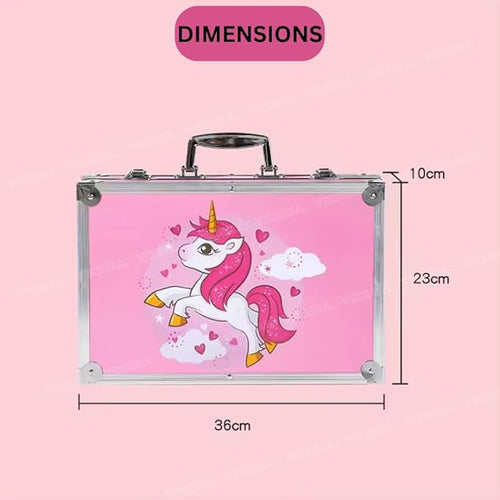 VikriDa 145 Piece Unicorn Painting Suitcase