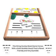 VikriDa Wooden Sling Puck Board Game