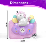 VikriDa Kids Unicorn Camera Bubble Machine