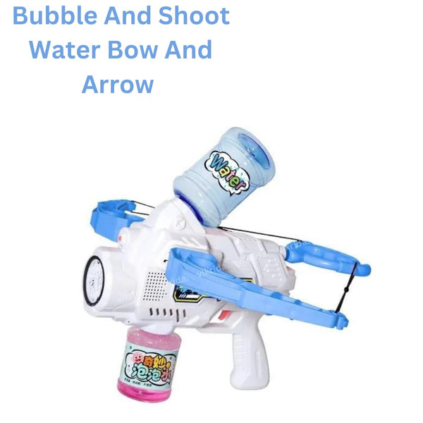 VikriDa 2-in-1 LED Crossbow Bubble Blower Blue
