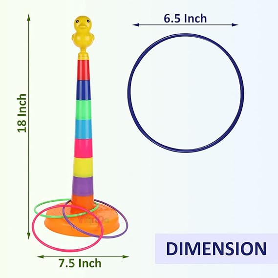 VikriDa Educational Stacking Rings Toy Set