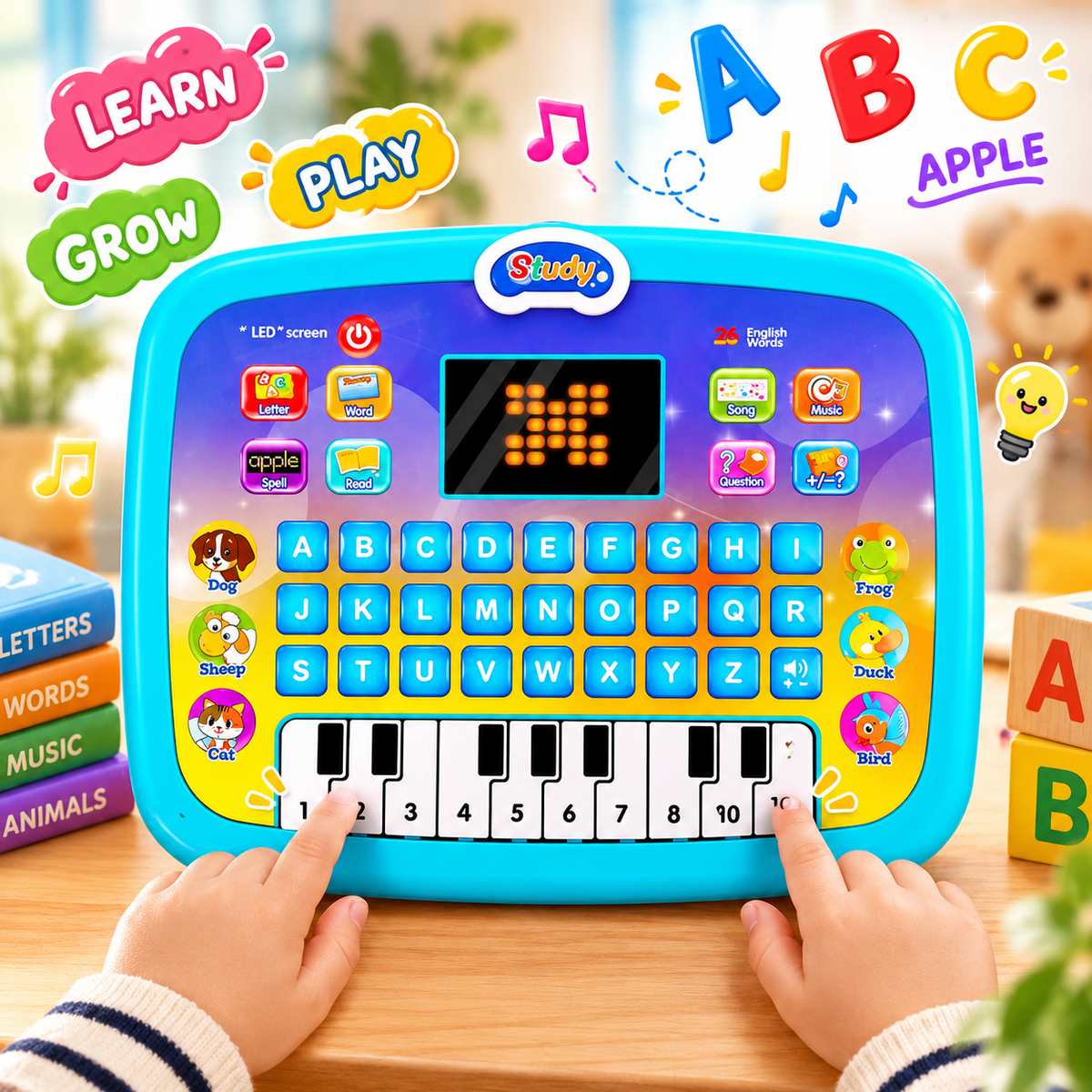 Vikrida Kids Educational Learning Laptop Toy