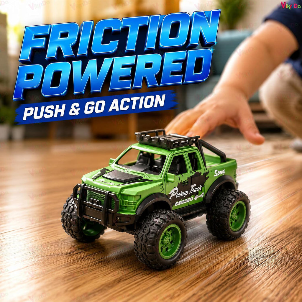 VikriDa 4WD Friction Monster Stunt Truck