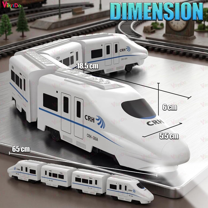 VikriDa High-Speed RC Rail Car – Remote Control Truck Toy for Kids