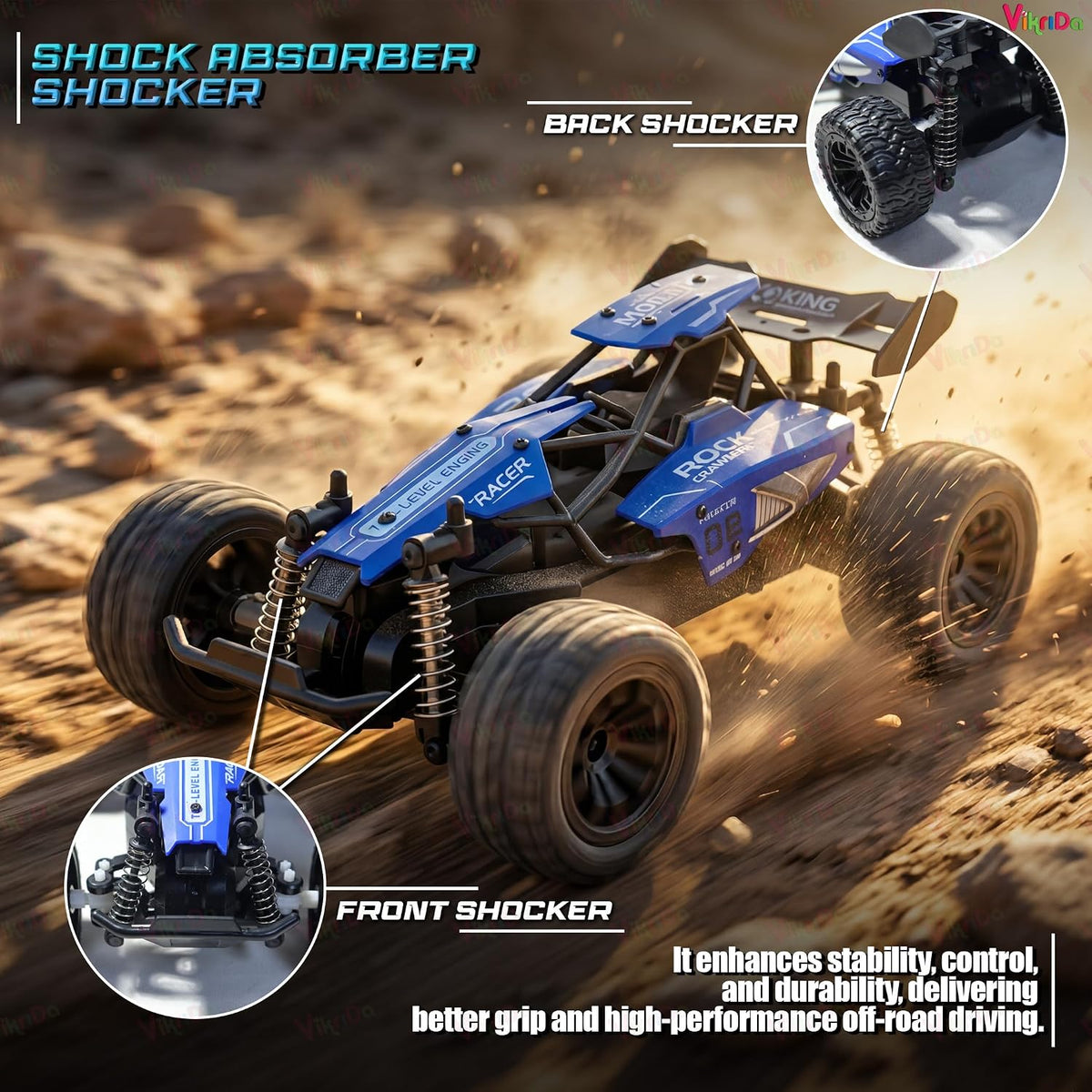 VikriDa RC Challenge Climbing Car for Kids