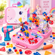 Electric Drill Creative Mosaic Building Toy