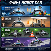 VikriDa Stunt Eight-Wheel Robot Dog for Kids