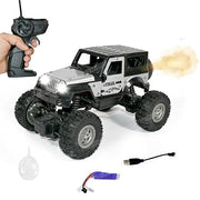 VikriDa Silver RC Mist Spray Rock Crawler