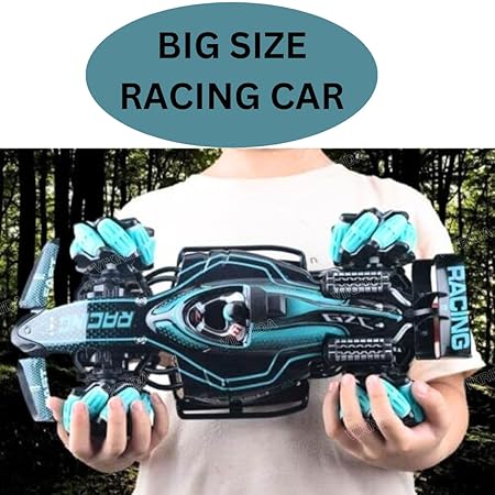 VikriDA Hand Sensor 1:14 Stunt RC Smoke Car with LED Lights | 2.4Ghz 360° Rotation Fast Stunt Toy Car fir kids
