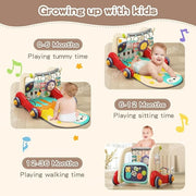 VikriDa 2-in-1 Musical Baby Walker Play Gym