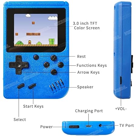 VikriDa 400 in 1 Retro Game Console