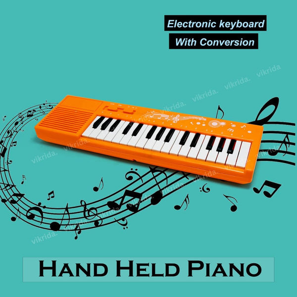 VikriDa Orange 32 Key Piano Toy