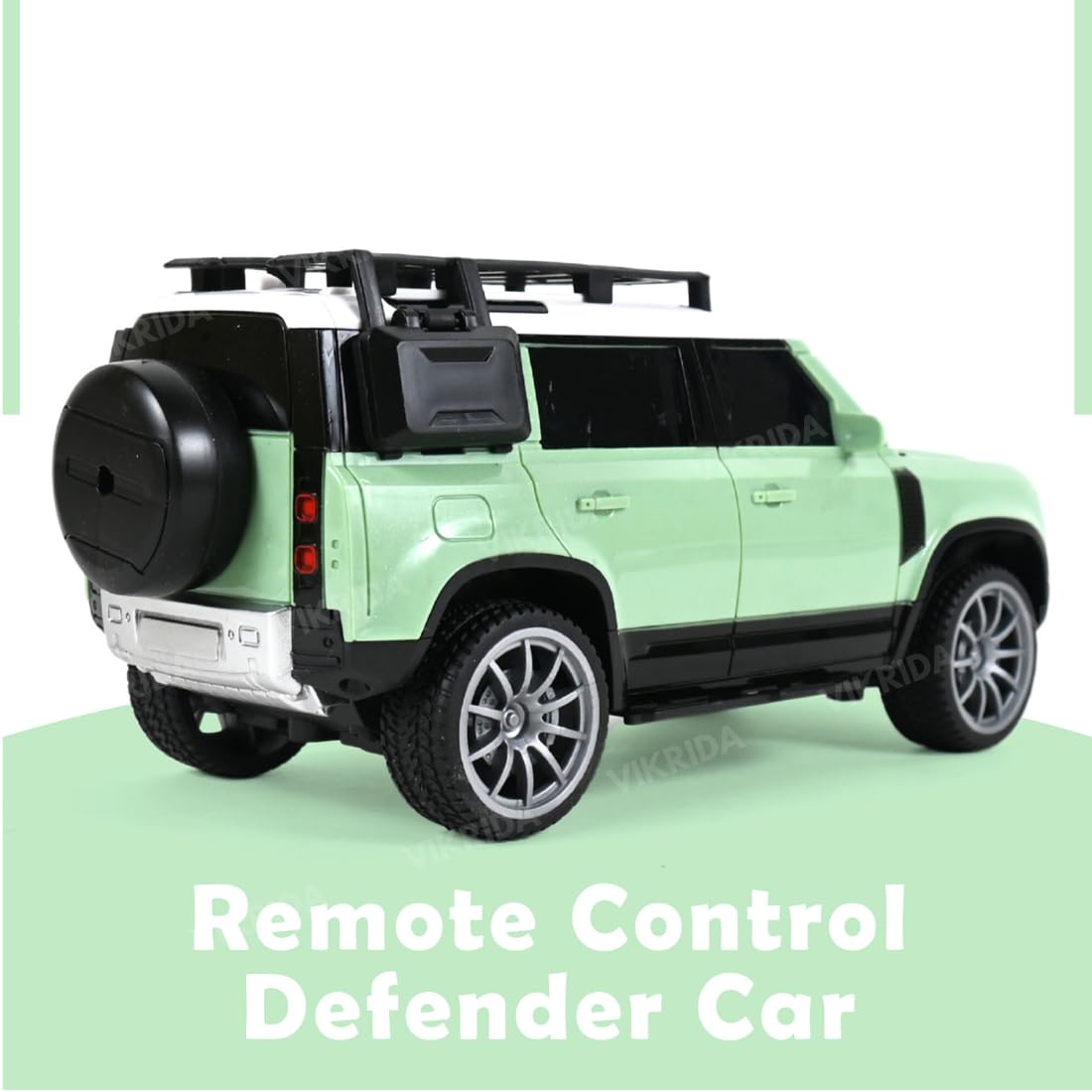 VikriDa RC Smoke Defender Off-Road Car for Kids