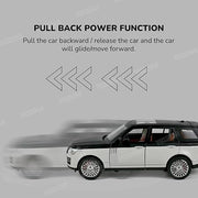 VikriDa 1:24 Range Rover Diecast Car White