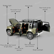 VikriDa 1:24 Land Rover Defender 110 Grey