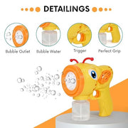 VikriDa Automatic Yellow Space Bubble Gun