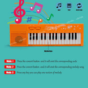 VikriDa Orange 32 Key Piano Toy