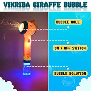 VikriDa Yellow Giraffe Bubble Machine Gun