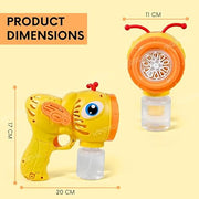 VikriDa Automatic Yellow Space Bubble Gun