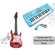 VikriDa 37-Key Piano Keyboard Guitar Blue