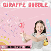 VikriDa Pink Giraffe Bubble Machine Gun