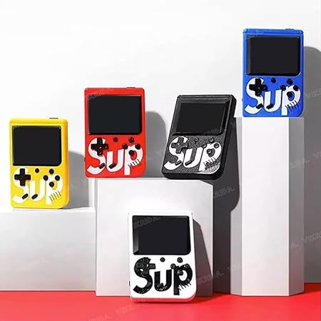 VikriDA Mini Handheld Game Console for Kids with 400 Classic Retro Games, 1020mAh Rechargeable Battery, 2.8 Inch Screen, Birthday Game Toy for Boy Gir- 1Piece Multicolor