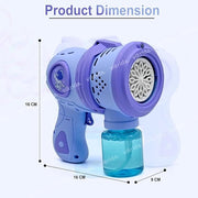 VikriDa Leak Proof Blue Bubble Gun