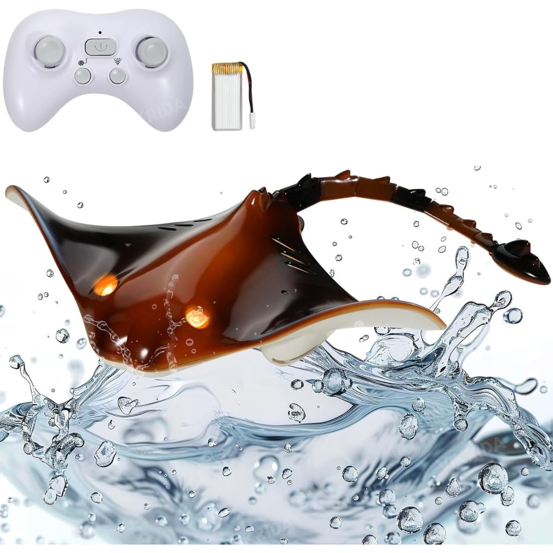 VikriDa RC Swimming Stingray Fish – Remote Control Swimming Fish Toy