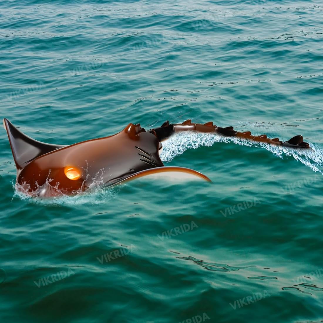 VikriDa RC Swimming Stingray Fish – Remote Control Swimming Fish Toy
