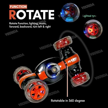 VikriDa 4WD Gesture Sensor RC Car Orange
