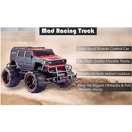 VikriDA Adult Plastic Hummer Remote Control Monster Car, Number Of Pieces: 1, Multicolor