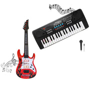 VikriDa 37-Key Piano Keyboard Guitar Black