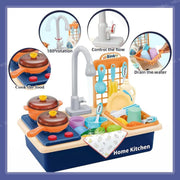 VikriDa Kitchen Sink Playset Running Water Toy
