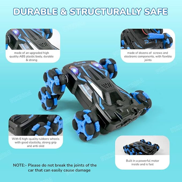 VikriDa Blue Gesture Sensing Stunt Car