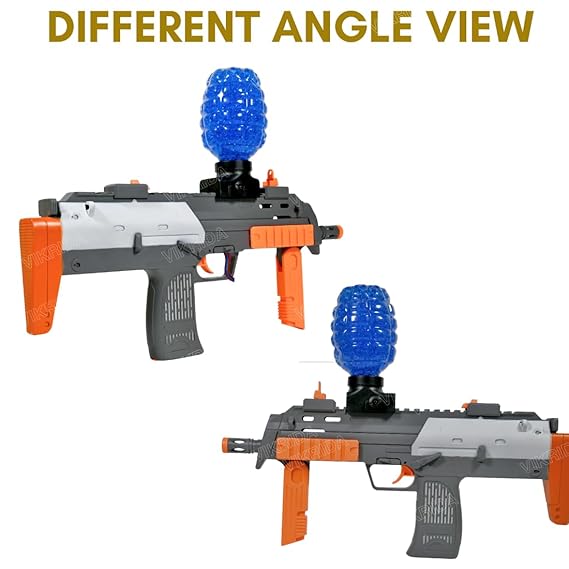 VikriDA Gel Ball Blaster Gun & Foam Blaster for Outdoor Activities Shooting Time with 5000 Gel Ball for Adult Original Airsoft Gun Automatic