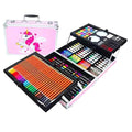 VikriDA Pencils and Painting Color set for Beginners & Pro Artists Drawing Art, Sketching and Colouring, 145 Pcs Pink