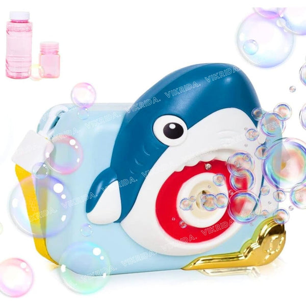 VikriDa Kids Shark Camera Bubble Machine