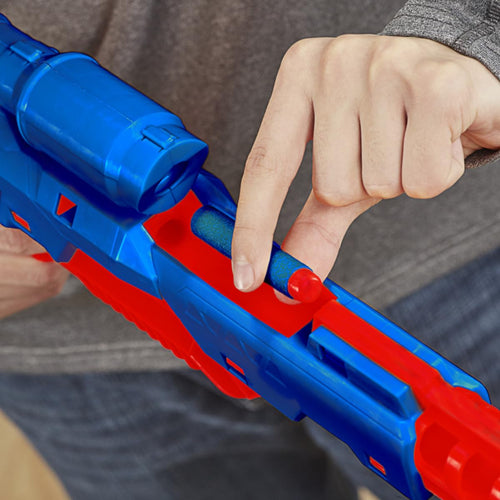 Nerf Alpha Strike Wolf LR-1 Blaster with Targeting Scope, 12 Nerf Darts, Toys for Kids