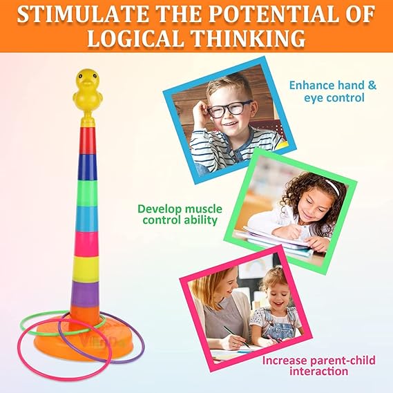 VikriDa Educational Stacking Rings Toy Set