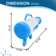 VikriDa 100-Hole Rocket Bubble Blaster Gun Blue