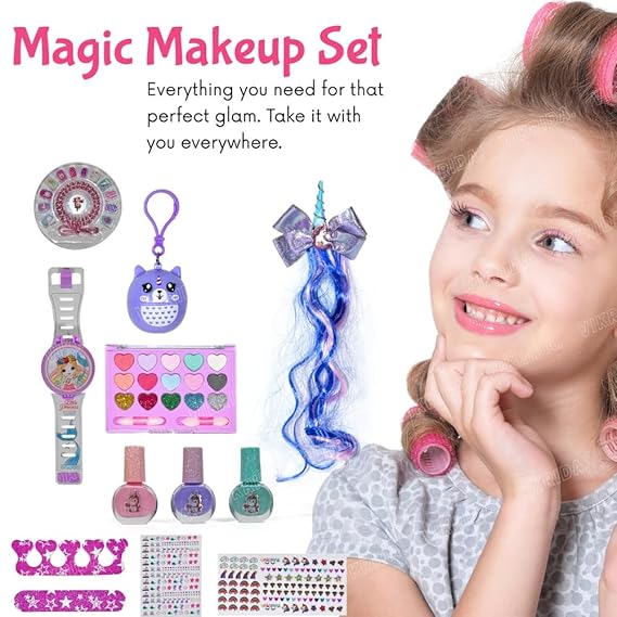VikriDA Jumbo Unicorn Kids Makeup Kit