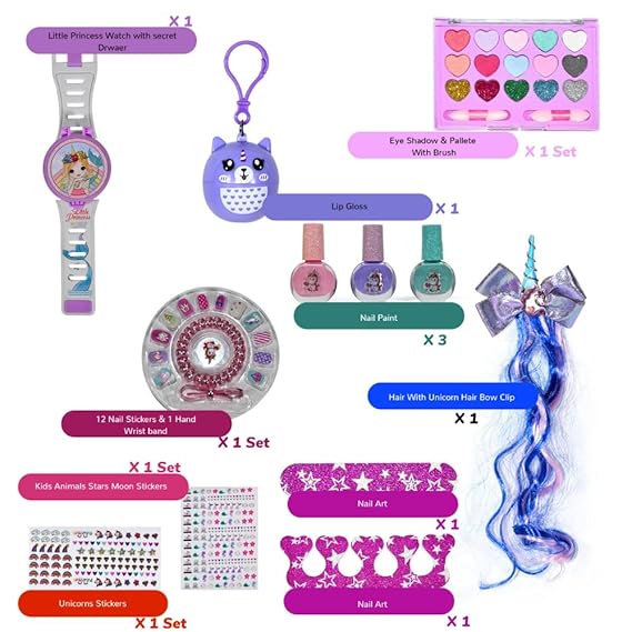 VikriDA Jumbo Unicorn Kids Makeup Kit