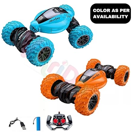 VikriDA Kids Remote Control 4wd 2.4ghz Stunt Drift Car Radio Control Toys - (Single Piece Multicolor)