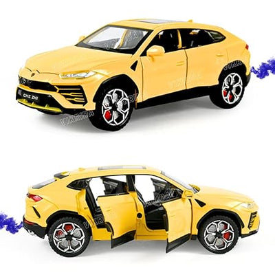 VikriDa 1:24 Lambo Urus Diecast Car Yellow