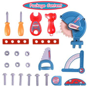 VikriDa Kids Pretend Engineer Tool Kit